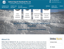 Tablet Screenshot of caltronclays.com